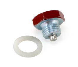 Replacement Magnetic Drainplug, Nylon Washer; 1/2 in.-20