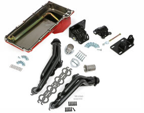 S10 / LS SWAP IN A BOX KIT-BLACK HEADERS