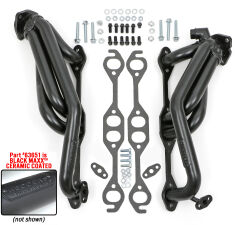 BLACK HEADERS For 1996-00 GM 2WD/4WD TRUCKS and SUVs; 5.7L With A.I.R.