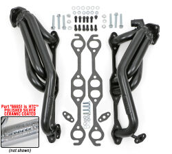 SILVER E.O. HEADERS For 1996-00 GM 2WD/4WD TRUCKS and SUVs; 5.7L With A.I.R.