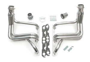 Silver Long-Tube Headers for 1958-64 GM X-Frame Cars with 283-400