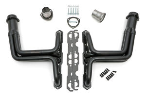 UNCOATED LONG-TUBE HEADERS FOR 55-66 GM 2WD 1/2-3/4 TON TRUCKS; SB CHEVY 283-400