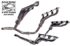 SILVER E.O. HEADERS For 1988-95 GM 2WD/4WD TRUCKS and SUVS; 7.4L No A.I.R.