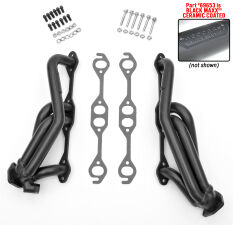 BLACK HEADERS For 1996-00 GM 2WD/4WD TRUCKS and SUVs; 5.7L No A.I.R.