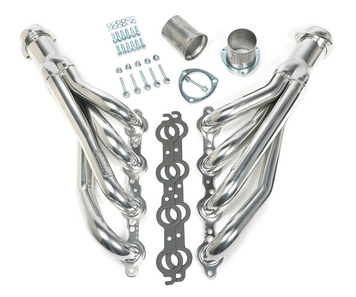 FAPO LS Swap Headers For C-10 Chevy/GMC Truck – LS1 LS2 LS3 4.8L-6.2L – Shorty Stainless