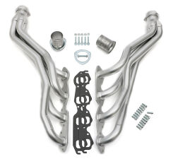HD SILVER HEADERS For 1988-95 GM 2WD 25-3500 TRUCKS; 7.4L No A.I.R.