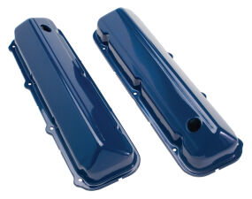 O.E.-STYLE Valve Covers; Stock Height; FORD 429-460- FORD BLUE