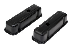 BUICK 231 V6 ASPHALT BLACK POWDER COATED VALVE COVERS