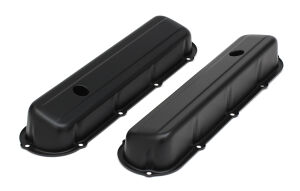 CADILLAC ASPHALT BLACK POWDER COATED VALVE COVERS