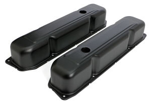 BB MOPAR ASPHALT BLACK POWDER COATED VALVE COVERS