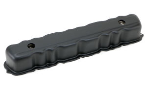 TRADITIONAL Valve Covers; STOCK; 60-80 FORD 144, 170, 200, 250 L6- ASPHALT BLACK