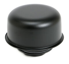 TWIST-IN Style Breather Cap; 2-3/4 in. Diameter- ASPHALT BLACK Powder Coated