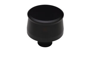 PUSH-IN Style Breather; fits 1-1/4 in. Hole- ASPHALT BLACK (ALUMINUM)