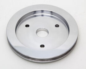 CRANKSHAFT Pulley; 1 Groove; 55-68 CHEVROLET 396-454; SHORT W/P- Pol. ALUMINUM