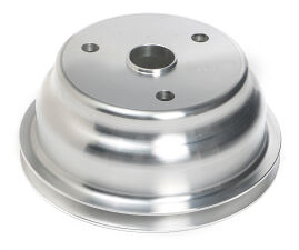 CRANKSHAFT Pulley; 1 Groove; CHEVROLET 283-350;LONG W/P-Machined ALUMINUM