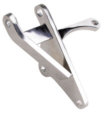 O.E.-STYLE ALTERNATOR Bracket (Lower);65-68 CHEVROLET 396-454;SHORT W/P-CHROME