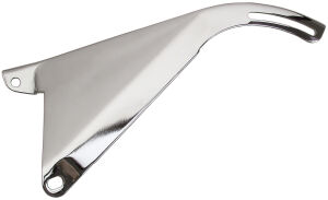O.E.-STYLE ALTERNATOR Bracket (Top); 65-68 CHEVROLET 396-454; SHORT W/P-CHROME