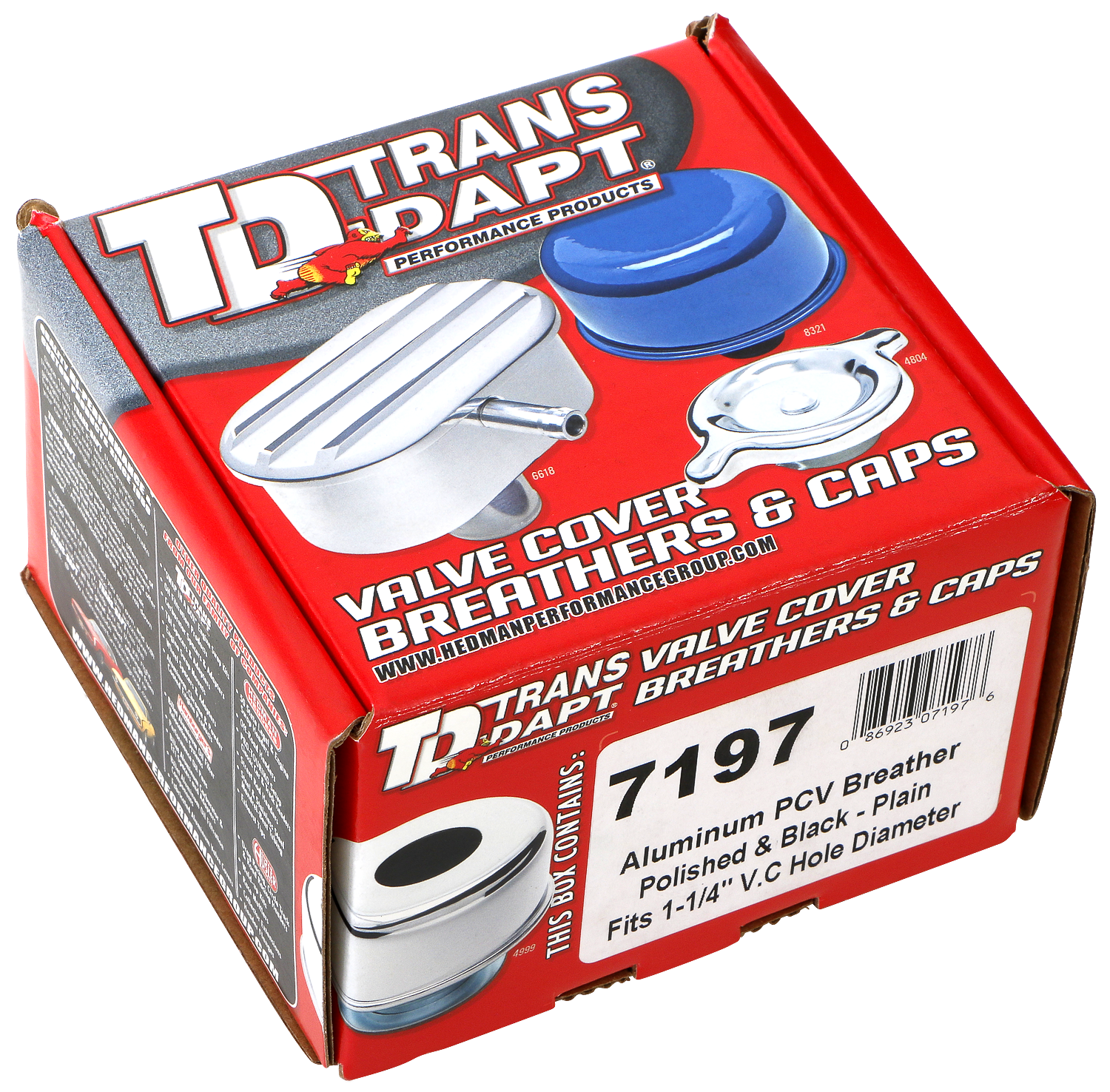 Valve cover breather components packaging box